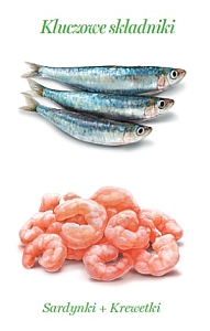 Amanova Cat Sardine & Shrimps - sardynki i krewetki w galaretce puszka 70g [15]