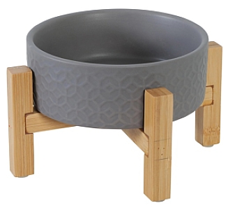 Zolux Miska ceramiczna dla psa i kota Keramo Solo 300ml szara