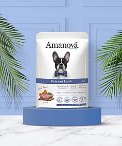 Amanova Dog Adult Delicious Lamb - jagnięcina saszetka 100g [P15]