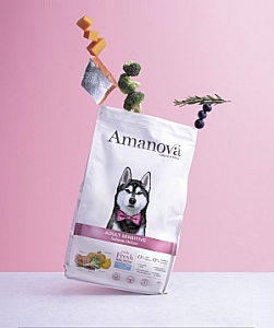 Amanova Dog Adult Sensitive Salmon Deluxe - łosoś 2kg
