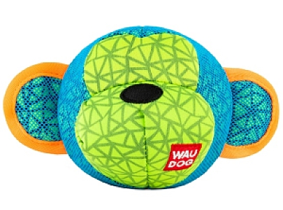 Collar WauDog Fun Małpa 16x10cm niebieska