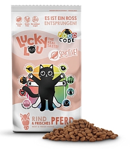 Lucky Lou Food Code Sensitive Wołowina & Konina 750g