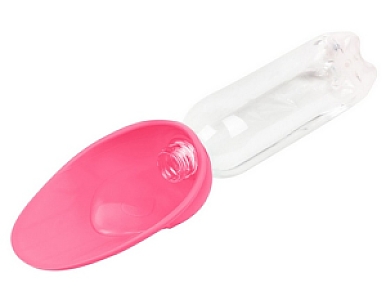 Collar WauDog Silicone Dysza do picia - końcówka 165x90mm różowa