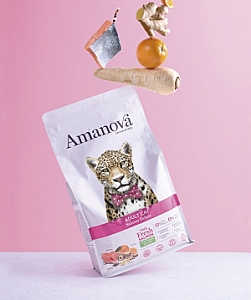 Amanova Cat Adult Salmon Deluxe - łosoś 1,5kg