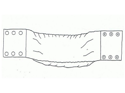 Grande Finale Pampas czarny - majtki dla samca rozmiar 1 [PA1/1]