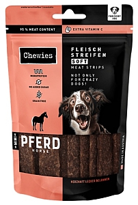 Chewies Meat Strips Soft Mini Konina 70g