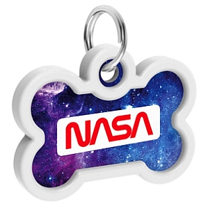 Collar WauDog Smart ID Zawieszka z QR-paszportem kość 4x3cm NASA21