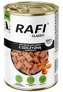 Rafi Pies Classic Dziczyzna i marchewka w sosie 1240g