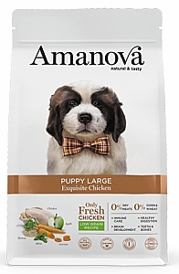 Amanova Dog Puppy Large Exquisite Chicken - kurczak 12kg