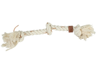 Zolux Zabawka dla psa gryzak węzły sznur Leather Touch 44cm
