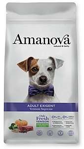 Amanova Dog Adult Exigent Venison - dziczyzna 2kg