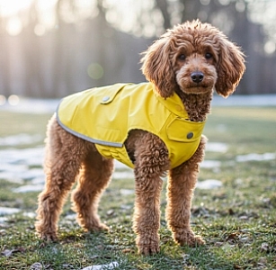 Zolux Kurtka Płaszcz wodoodporna Saint Malo R.50 żółta