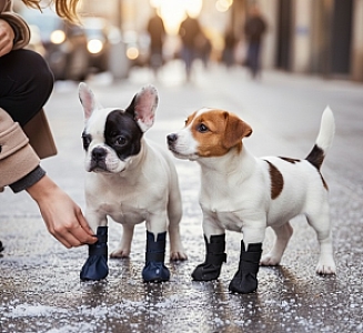 Grande Finale But Softshell na chorą łapę r.5 - 10cm czarny