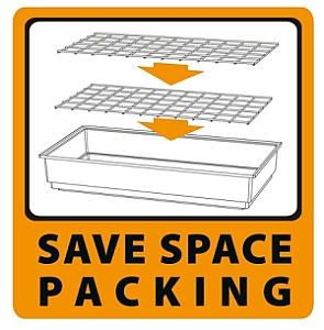 Ferplast Klatka Rabbit 100 szara [57052370] ^^