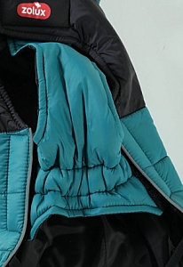 Zolux Kurtka puchowa z szelkami dla psa R.40 niebieska