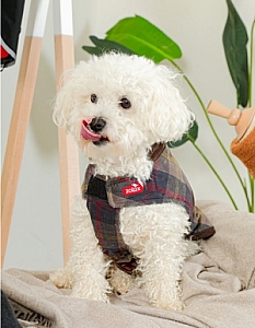 Zolux Kurtka w kratę dla psa Cheverny R.60 brązowa