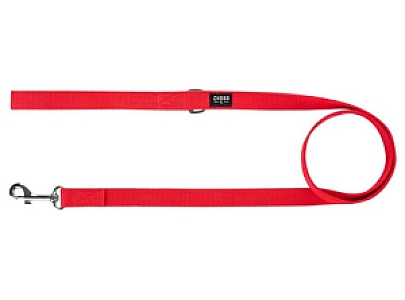 CHABA Smycz taśma - 16mm czerwona