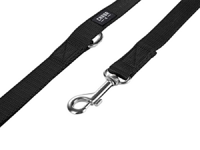 CHABA Smycz taśma - 20mm czarna