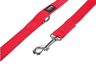 CHABA Smycz taśma - 25mm czerwona