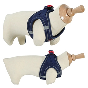 Zolux Szelki oddychające z siatki L granatowe