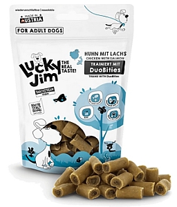 Lucky Jim DuoBities Kurczak i łosoś 70g