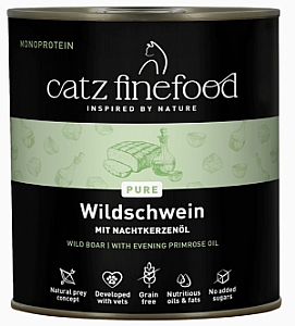 Catz Finefood Purrrr N.109 Dzik puszka 800g