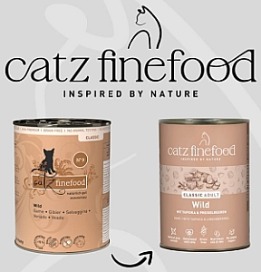 Catz Finefood Classic N.09 Dziczyzna puszka 400g
