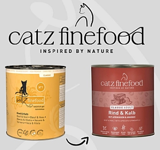 Catz Finefood Classic N.07 Wołowina i cielęcina puszka 800g