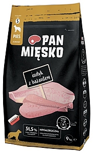 Pan Mięsko Karma sucha dla psa - indyk i bażant chrupki S 9kg
