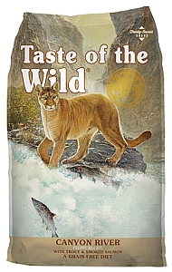 Taste of the Wild Canyon River Feline z pstrągiem i łososiem 2kg