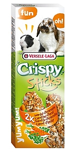 Versele-Laga Crispy Sticks Rabbit & Guinea Pig Carrot - kolby dla królików i świnek z marchewką 110g