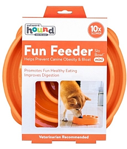 Outward Hound Fun Feeder Mini Miska spowalniająca pomarańczowa [51004]