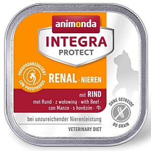 Animonda Integra Protect Nieren dla kota - z wołowiną tacka 100g