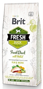 Brit Fresh Dog Adult Active Duck & Millet 2,5kg