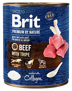 Brit Premium By Nature Beef & Tripe puszka 800g
