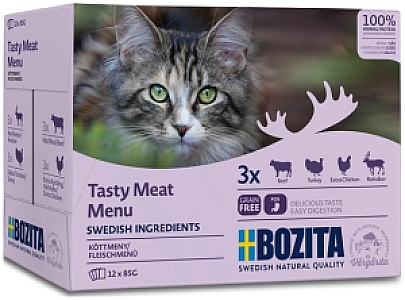 Bozita Cat Multibox z mięsem w sosie saszetki 12x85g