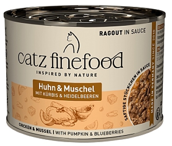 Catz Finefood Ragout N.613 Kurczak i Omułek puszka 190g