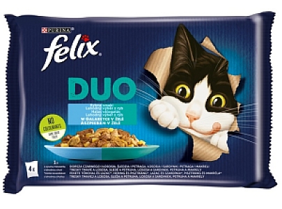 Felix Fantastic Duo Uczta Oceanu galaretka saszetki 4x85g