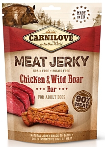 Carnilove Dog Jerky Chicken & Wild Boar Bar - kurczak i dzik 100g