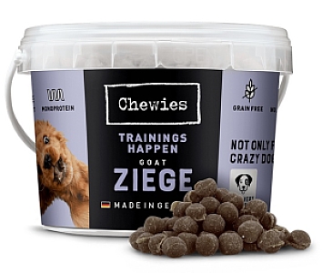 Chewies Trainings-Happen Koza monobiałkowe, bezzbożowe wiaderko 300g