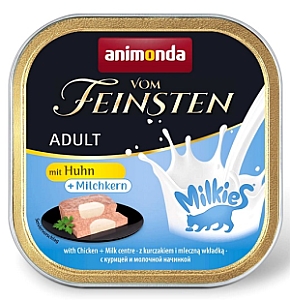 Animonda vom Feinsten Milkies Cat Kurczak + Mleko tacka 100g