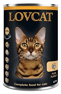 Lovcat Pure Turkey puszka 400g