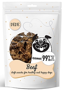 Paka Zwierzaka PEPE Mini Chunkies Beef (wołowina) 70g