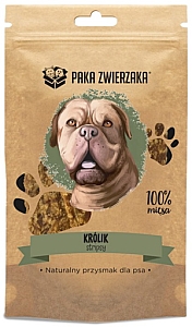 Paka Zwierzaka Stripsy Królik 100% 70g