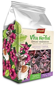 Vitapol Vita Herbal Kwiat hibiskusa dla gryzoni i królika 70g
