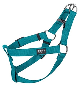 CHABA Szelki regulowane gładkie 3-60cm morskie