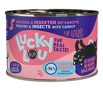 Lucky Lou Lifestage Adult Drób i owady puszka 200g