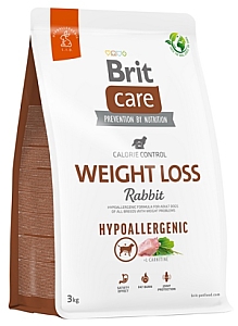 Brit Care Hypoallergenic Dog Weight Loss Rabbit 3kg