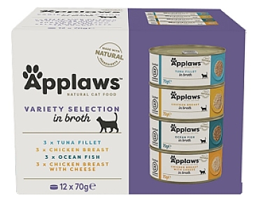 Applaws puszki dla kota Multipack Mixed 12x70g