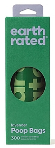 Earth Rated Woreczki do zbierania odchodów 300szt lawendowe